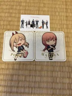 チェンソーマン コースター パワー　マキマ　2枚セット　おまけ付き