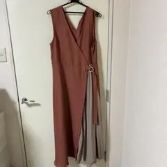 【大きいトールサイズＬＬ】ロングジャンパースカート　レディース　プリーツ