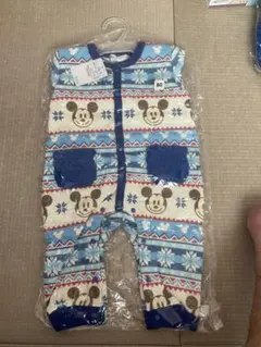 サイズ:80 ミッキーマウス柄ロンパース