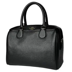 Y2K COACH Leather Handbag Black Boston