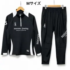 Mサイズ サッカージャンキー プロトレジャージ上下 ブラック