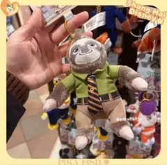 【☆正規品】フラッシュ　ズートピア　ぬいぐるみキーホルダー　上海ディズニー