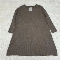 BEARDSLEYビアズリー　アンゴラ混　ニット　ワンピース　オーバーサイズ