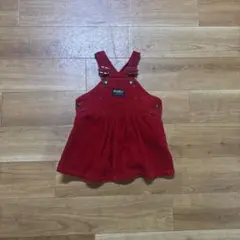 OshKosh B'gosh 赤 サロペットワンピース 80 USA製