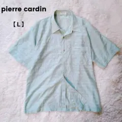 pierre cardin　ピエール・カルダン　半袖シャツ　淡緑　Ｌ　ユニクロ風