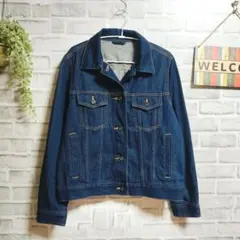 GU デニムジャケット Gジャンス 美品 大人可愛い 着回し抜群 コットン XL