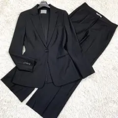 極美品✨セオリーリュクス ストレッチスーツ セットアップ ブラックフォーマル L