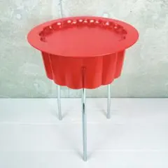 【廃盤】IKEA HATTEN サイドテーブル　レトロポップ　 赤 IKEA HATTEN ハッテン 廃盤 オールドイケア サイドテーブル クリア