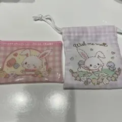 許願精靈 小束口袋 扁平收納包