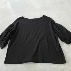 【未使用に近い】UNIQLO レディースM 五分袖トップス