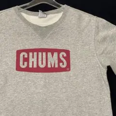 CHUMS 前V ガゼット スウェット トレーナー ボックスロゴ チャムス