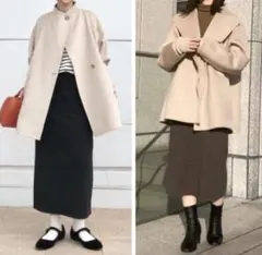 UNIQLO ダブルフェイスショートコート Sサイズ