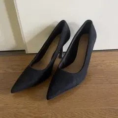 H&M ポインテッドトゥ パンプス ブラック 40