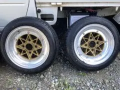 13インチ スターシャーク　4本　ホイール タイヤセットのサムネイル