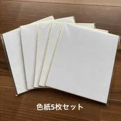 色紙5枚