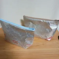 469)470)タイベックシルバー　ウルトラライト8gポーチ　2個セット