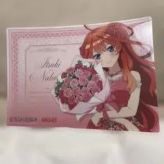 五等分の花嫁 中野三玖 ROUND1 コラボ ラウンドワン ビジュアルマット