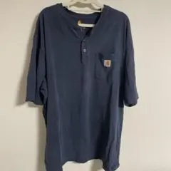 Carhartt 半袖シャツ 2XL TALL ネイビー