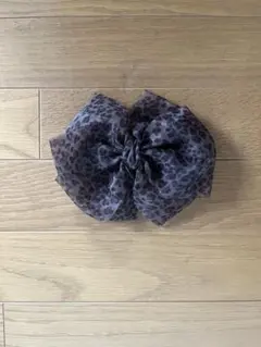 LOWRYSFARM バレッタ ヘアクリップ　ヒョウ柄