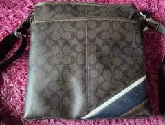 コーチ モノグラム ショルダーバッグ ブラウン