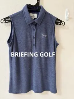 BRIEFING GOLF レディース ノースリーブ ポロシャツ Sのサムネイル