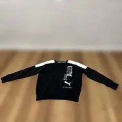 PUMA 黒 トレーナー 150