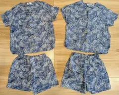 BREEZE 葉柄シャツとショートパンツセット 110 2セット