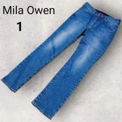 ミラオーウェン スキニーデニム ジーンズ サイズ1 ブルー ジーパン 通年