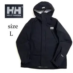 ヘリーハンセン HELLY TECH 防水 マウンテンパーカー ブラック L