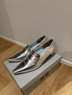 EVOL パンプス シルバー 23cm