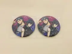 進撃の巨人 サイバーパンクver. ホログラム缶バッジ エレン&ミカサ