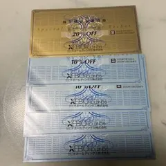 ゼビオホールディングス 割引券 20%・10%