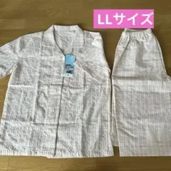 新品 レディース パジャマ 上下セット ピンク チェック柄　LLのサムネイル
