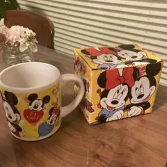 レトロ　ディズニー　ミッキーandミニーのマグカップ