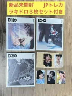 新品未開封【BTS／JIN】アルバム’ECHO'3形態・JP&ラキドロトレカ付
