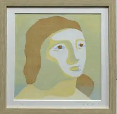 女性の肖像 木版画 木版画 女性の肖像 - メルカリ