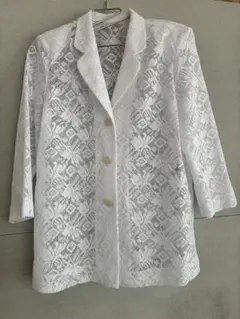 ［美品］レース地　ジャケットのサムネイル