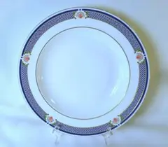 黒壺☆【ウエッジウッド】英国製WAVERLEYパスタプレート22.5㎝単品美品☆のサムネイル