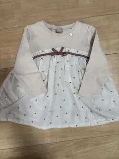 ピンク　ハート　チュニック　リボン