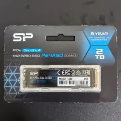 新品 シリコンパワー M.2 SSD P34A60 2TB