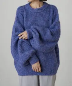 リサイクルヤーンシャギーニット