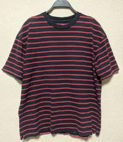 GAP ボーダー Tシャツ ネイビー レッド L
