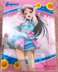 ラブライブ！サンシャイン!!「桜内梨子」B5 イラスト クリア下敷き