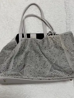 大容量スタッズ装飾 2way ショルダーバッグ スター