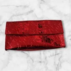 MAC クリスマスコフレ　ポーチ　赤　レッド