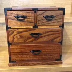 木製小物入れ　３段引き出し　収納