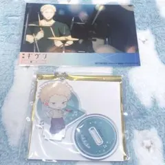 ギヴン 海へ　梶秋彦　スイパラ コラボ アクキー　ノイタミナカフェ　ブロマイド