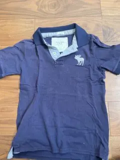 Abercrombie & Fitch ポロシャツ ネイビー メンズSサイズ