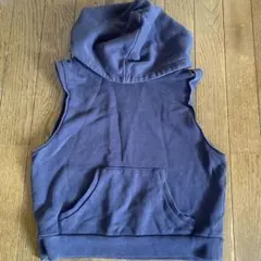 moussy フード付きノースリーブパーカー FREE ネイビーのサムネイル