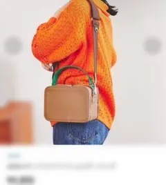 coen 2wayワイドボックスショルダーバッグ